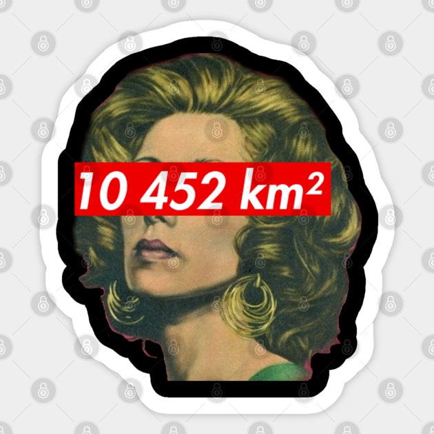 Fairuz 10 452 km Sticker by Beirout